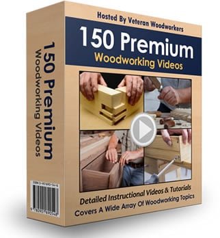 Woodworking training videos and guides included in package